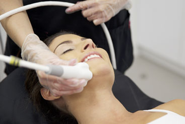 Woman receiving treatment