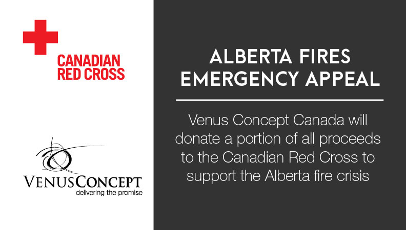 Venus Concept to Donate Proceeds to Alberta Fire Crisis