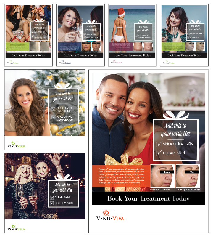 New Holiday Ads Now Available for Download Collage