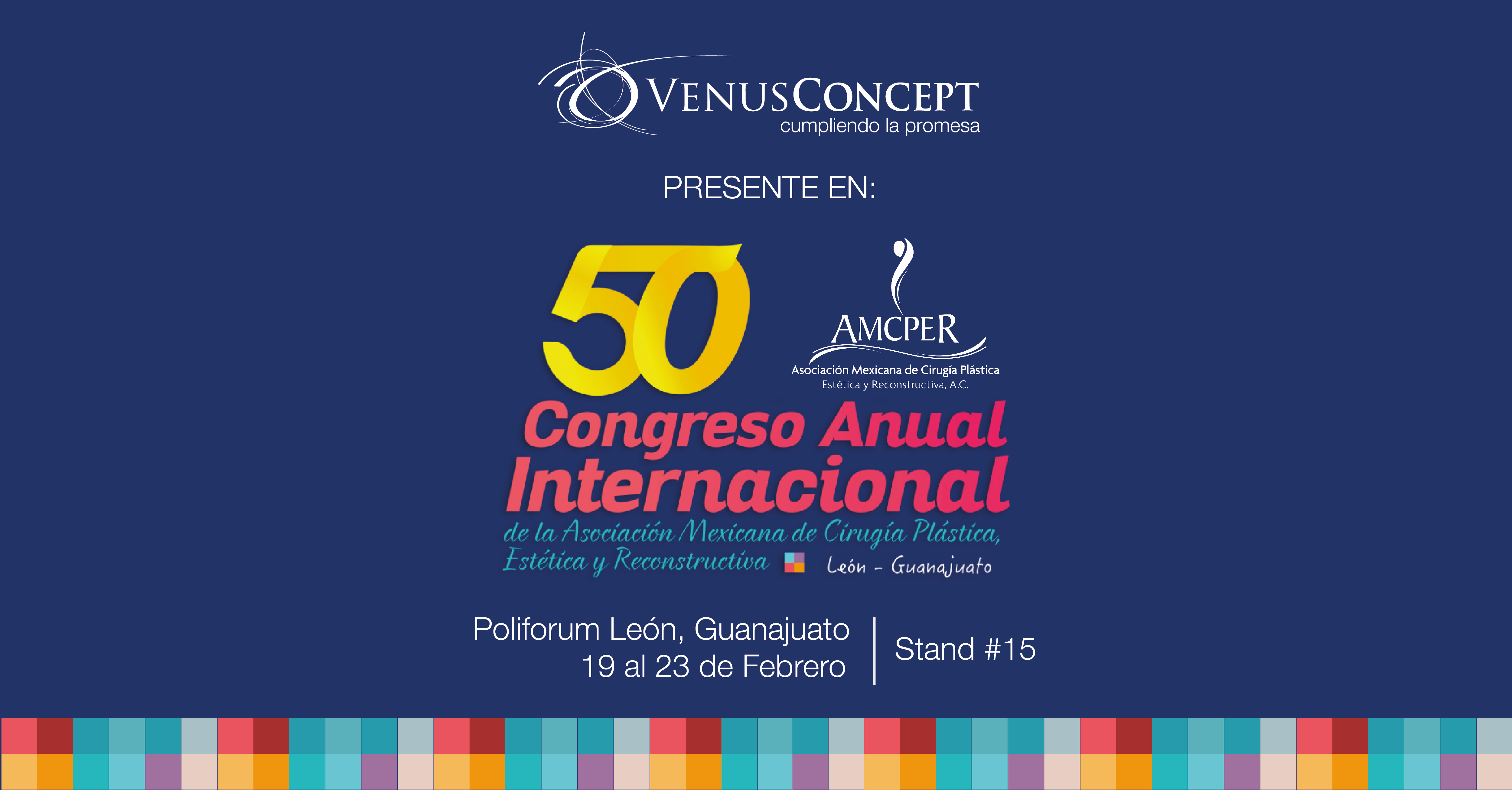 Venus Concept presente en el congreso de la AMCPER